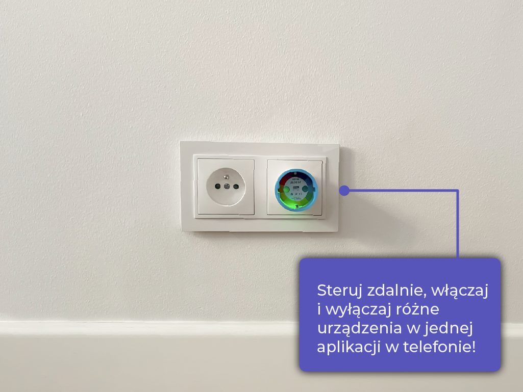 Keemple smart socket used at home.